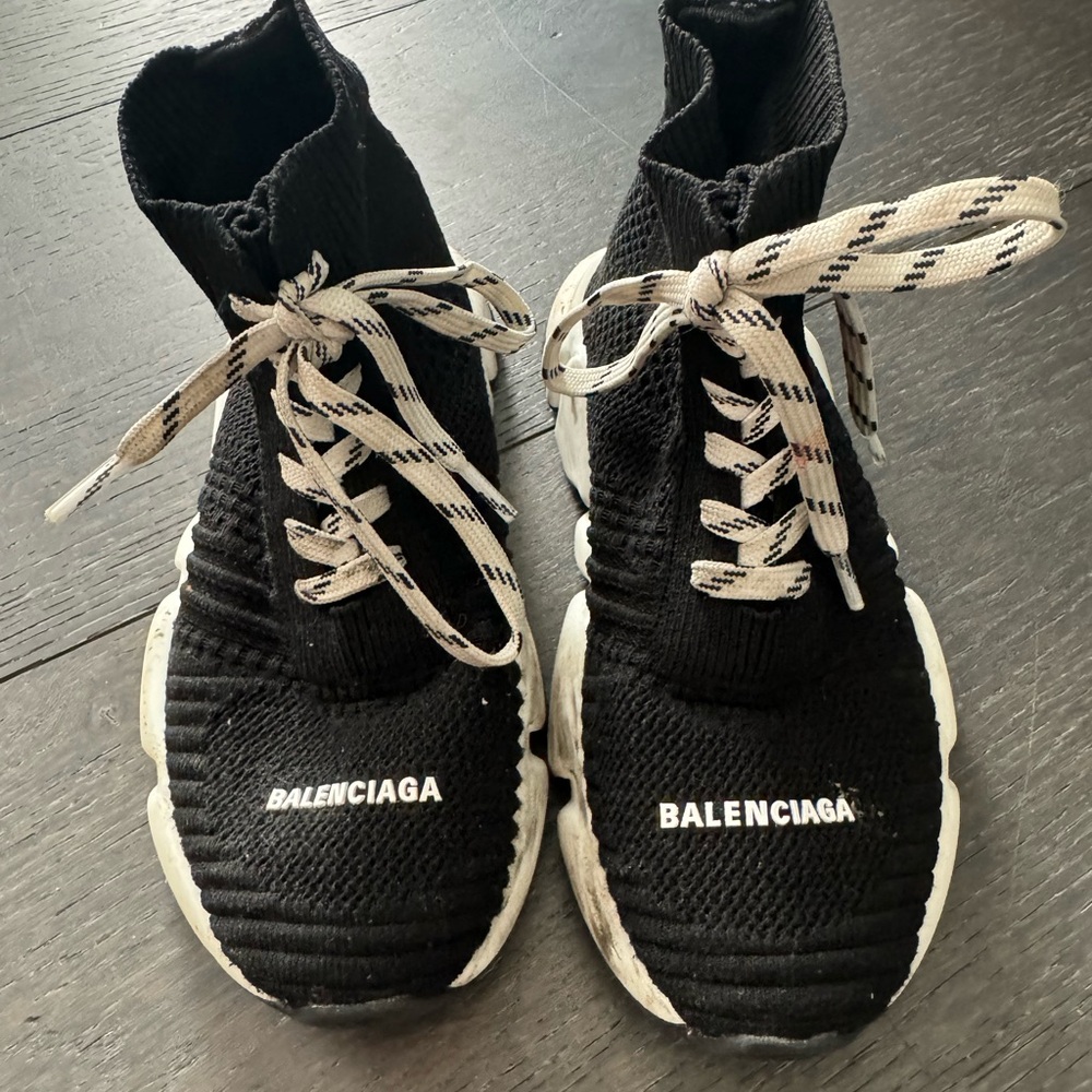 Balenciaga Kids Speed Lace-up Knit Sneaker